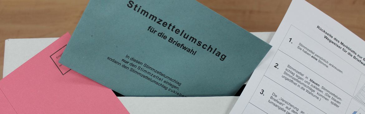 Europawahl am 09.06.2024 - Briefwahl online beantragen!