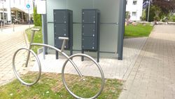 ehemalige E-Bike Ladestation Jahnplatz, Foto: Gemeinde Bad Sassendorf